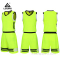 Set di maglia da basket sublimazione economico personalizzato